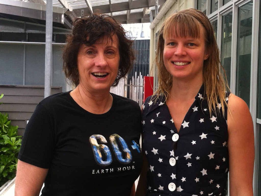 EARTH CAMP: Professor Lesley Hughes from the Climate Council and Liisa Rusanen. EARTH CAMP: Professor Lesley Hughes from the Climate Council and Liisa Rusanen.